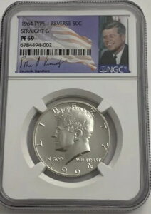 1964 NGC PF69 v[t ^Cv 1 Xg[g G Vo[ PlfB n[t JFK RC VOl`[ 50C