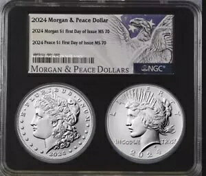 2024 P MORGAN & PEACE Vo[ _[ NGC MS70AfAsAFDIB