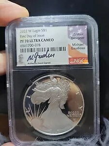 2022 W Eagle $1 s Pf 70 Eg JI }CP KEfBI[\