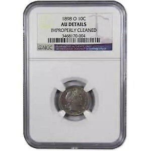 1898 O Barber Dime �����ʂ̏ڍׂɂ��� NGC �V���o�[ SKU:IPC4898