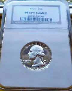 1956-P NGC PF69 * X^[JI Vo[ v[t Vg NH[^[ 25C