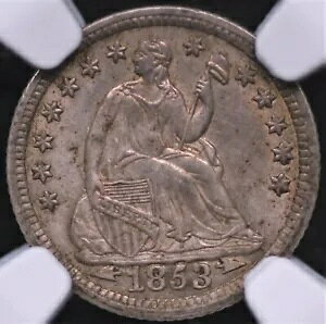 1853 ARROWS �n�[�t�_�C�� NGC MS 62 �K�x�Ȍ��򂪂���A�f�G�ȃL����������