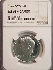 1967 SMS KENNEDY �t�B�t�e�B �Z���g **NGC MS68 �X�^�[ �J���I ** �������� G0796