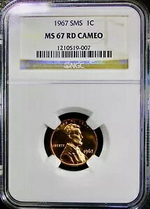 1967 SMS J[ Zg - NGC MS-67 RD JI - XyV ~g Zbg
