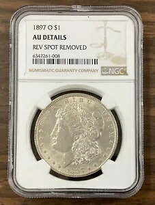 1897 O - $1 - [K Vo[ _[ - NGC - AU58++ ڍ - REV X|bg폜