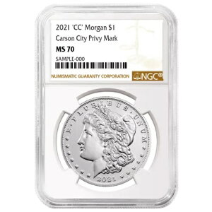 2021 $1 ���[�K�� �V���o�[ �_���[ CC �v���C�x�[�g �}�[�N NGC MS70 �u���E�� ���x��