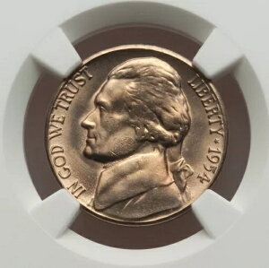 1954-S JEFFERSON 5c DDR * MS-65 * FS-801 * _u_Co[X * ɒ