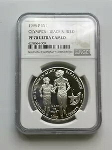1995 P $1 psbN IsbN ㋣Z NGC PF70 Eg JI