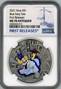 2021 jEG svc̍̃AX BLUE FAIRY TALE 1IX Vo[ RC NGC MS 70 FR