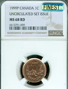 1999 P eXg Ji_ Zg NGC MS68 RD PQ MAC ōO[h & X|bgX Ɋ *