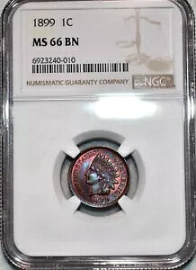 NGC MS-66 BN 1899 �C���f�B�A���w�b�h�Z���g�A�������F�����������A���݂���̂悤�ȉs���ɏ�̈�i�I