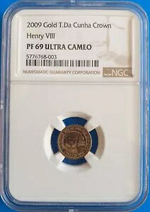22ct �S�[���h 2009 TDC �s�G�t�H�[�� �A���� Vlll ���� �N���E�� 500 ���N�L�O PF69 UC 5 �O���� �R�C��