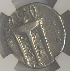 Bruttium Croton AR Stater c.350-300 BC A|Or NGC Ch VF 3/5 3/5