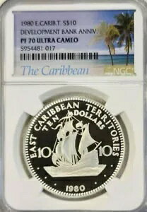 1981 ���J���u�C�V���o�[ 10 �h����s�A�j�u NGC PF 70 �E���g�� �J���I �|�b�v 1