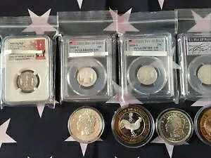 ??2020 W 25c �T���A �o�b�g v75 NGC! PCGS 4 �V���o�[ PR69-70 DCAM�B 1�I���X 1/2�I���X ���b�g
