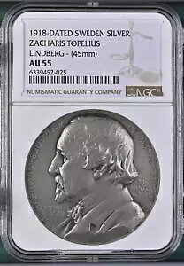1918 �N���X�E�F�[�f�� �V���o�[ �U�J���X �g�y���E�X �����h�o�[�O - (45mm) -NGC AU 55