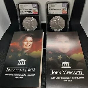 2-2020W ���o���A�����J�� �t�@�C�� �V���o�[ �C�[�O�� MS70 MERCANTI/JONES �T�C������ .999