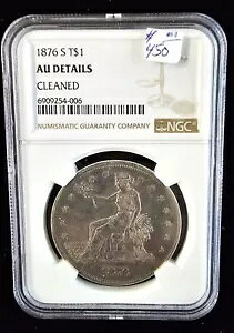 1876-S fՋh T$1 RC (1876-S) - F NGC AU-ڍ