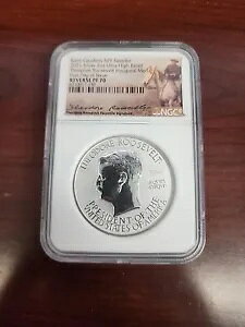 2021 �Z���g�S�[�f���X �Z�I�h�A ���[�Y�x���g 2oz �V���o�[ NGC REV PF 70