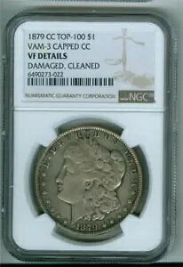 �č� 1879-CC TOP-100 VAM-3 �L���b�v�t�� CC ���[�K�� �h�� NGC VF �ڍ� �������� ���ꂢ