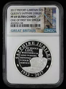 2017 s[tH[g G. ue S5 NC[Y Tt@CA Wr[ NGC PF69 Eg JI