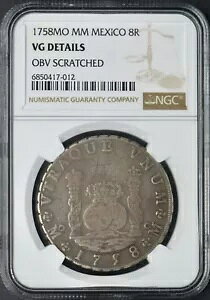 1758-Mo MM LVR 8 A - NGC VG ڍ  - ?COINGIANTS?