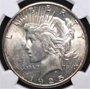 1925 �N �X�y�[�X �_���[ NGC MS 63 �P�������T�e���A���ɃT�[�����̖͗l
