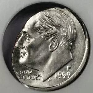 1999 NGC MS64 �ȉ~�`�t�b�g�{�[���^ 1.42 �O���� �N���b�v �_�C�� �~���g �G���[ ���j�[�N