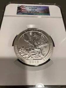 2012-P 5oz �V���o�[ ATB �G�������N �A�����J �U �r���[�e�B�t�� NGC SP70