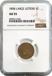 1858 1C tCO C[O Zg 傫ȕ NGC AU55 ʃRC #020 ɂ