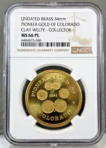 UNDATED �^�J 34mm ~ �R�����h�̃p�C�I�j�A �S�[���h ~ �N���C �E�F���e�B �g�[�N�� ~ NGC MS66 PL