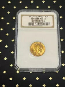 GC067 | 1872A �h�C�c �S�[���h 10 �}���N �v���C�Z�� MS66 NGC (���P�c��)