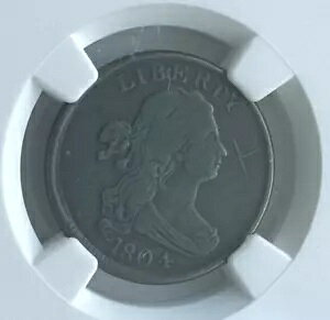 1804 1/2c �h���[�v �o�X�g �n�[�t �Z���g NGC VF �ڍ� Obv �O���t�B�e�B