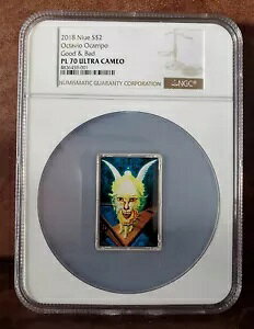 2018 NGC PL 70 �E���g�� �J���I �j�E�G 10z �V���o�[ $2 GOOD & BAD Octavio Ocampo - �O���[
