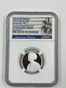 2023 S �V���o�[ �v���[�t JOVITA IDAR AWQ NGC PF 70 �t�@�[�X�g �����[�X �A�����J ���f�B�[�X 25c