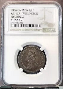 1816 �J�i�_ 1/2 �y�j�[ WE-10A1 �E�F�����g�� 10 �X�g�����O NGC AU 53 BN ���A �g�b�v �|�b�v 1