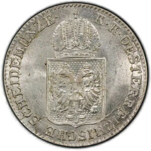 I[XgA: 1848-A 6 Kreuzer PCGS MS64 ? PCGS ̗B̍ō̌̂悤Ȋ炩ȕ\