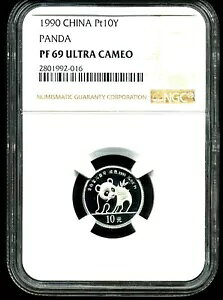 ���� 1990 �v���`�i 10 �� �p���_ PF69 �E���g�� �J���I NGC 2801992-016