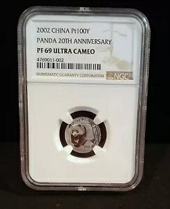 2002 ���� Pt 100Y NGC PF 69 �E���g�� �J���I - �p���_ 20 ���N - 002