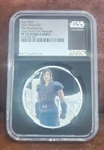 2021 X^[EH[Y NGC PF 70 NIUE 1oz Vo[ $2 "CLARA DUNE" ubNRA/EgJI