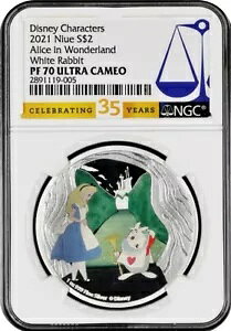 NGC PF70 svc̍̃AX EgJI rbg 1IX Vo[RC 35NLO