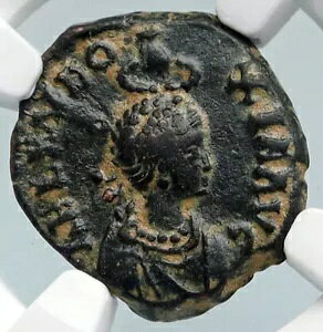 EUDOXIA Arcadius Wife 401AD �{���̌Â��Ñネ�[�}�̃R�C�� VICTORY NGC i89861