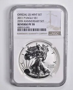 2011-P o[X PF70 Vo[C[O 25NLO NGC čǃZbg uEx