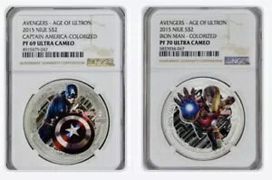 2 RC 2015 jEG S$2 }[x AxW[Y Lve AJ & ACA} NGC PF70/69