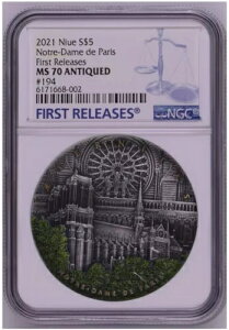 NGC MS70 FR AGej^X - m[g_ h p jEG Vo[ AeB[Ndグ $5 2021