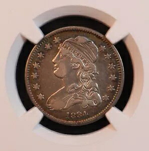 1834 キャップド バスト クォーター - NGC XF40 - 魅力的なアルバムの調子を整えます! Choice+ タイプのコイン
