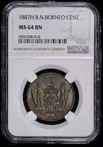 1887-H �C�M���X�̖k�{���l�I�Z���g NGC MS 64 BN