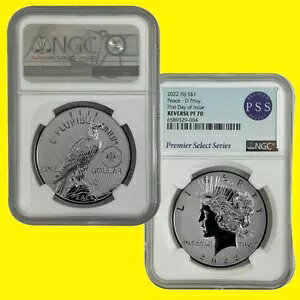 Peace D $1 Silver Dollar NGC RV PF 70 ���s���� 2022 ������ 3.5k