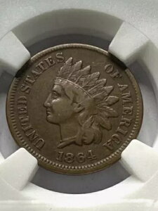 1864 L �o���A���g �u�����Y �C���f�B�A�� �w�b�h �Z���g �R�C���ANGC VF 30 BN