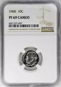 :1960-P 1OC �t�����N ���[�Y�x���g �_�C�� NGC �v���[�t PF 69 �J���I ���[ �|�b�v R4 �ō��O���[�h